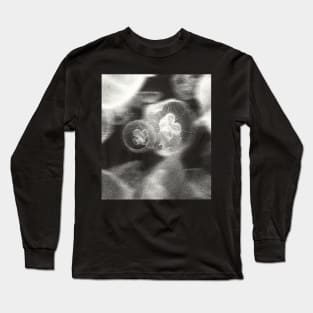 Moon Jellyfish Grunge Aesthetic Long Sleeve T-Shirt